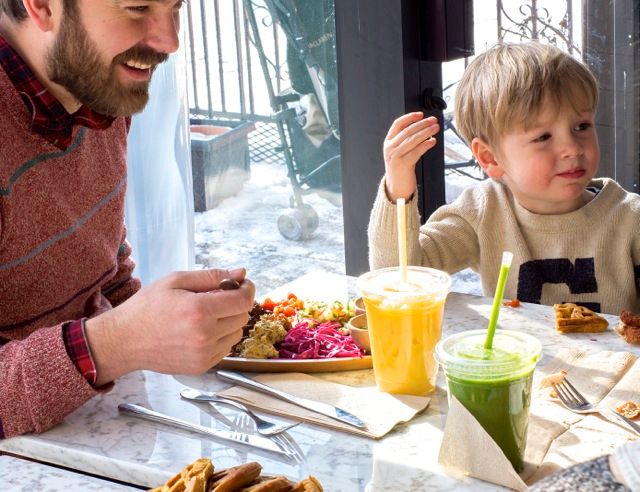 Families are flocking to a new Israeli restaurant in Windsor Terrace, Brooklyn